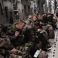 French troops being airlifted to Mali. (U.S. Air Force photo by Staff Sgt. Nathanael Callon)