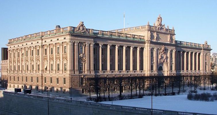 Parliament House in Sweden. Credit: Holger.Ellgaard via Wikimedia